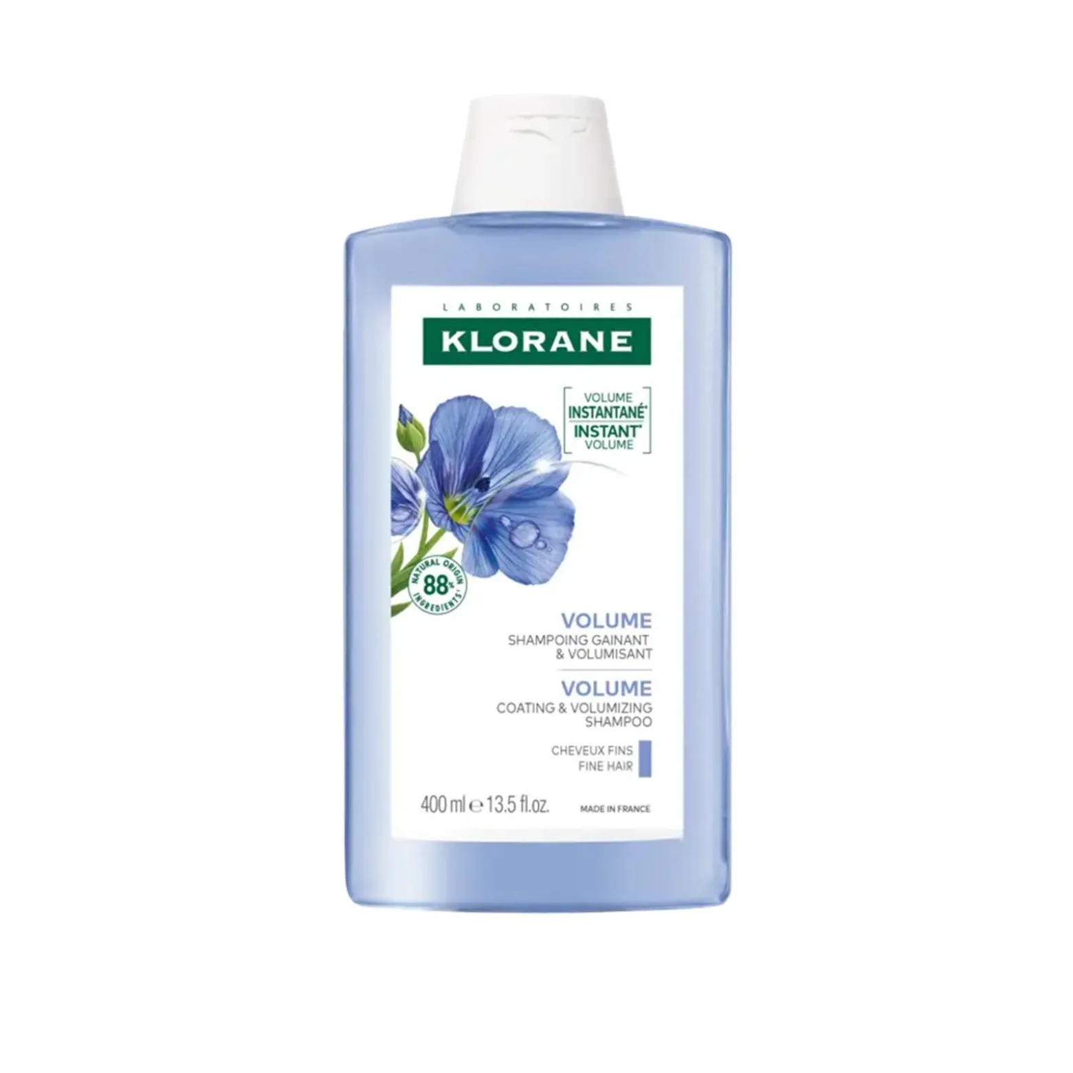 Klorane Volume Shampoo with Flax Fiber 400ml (13.53floz)