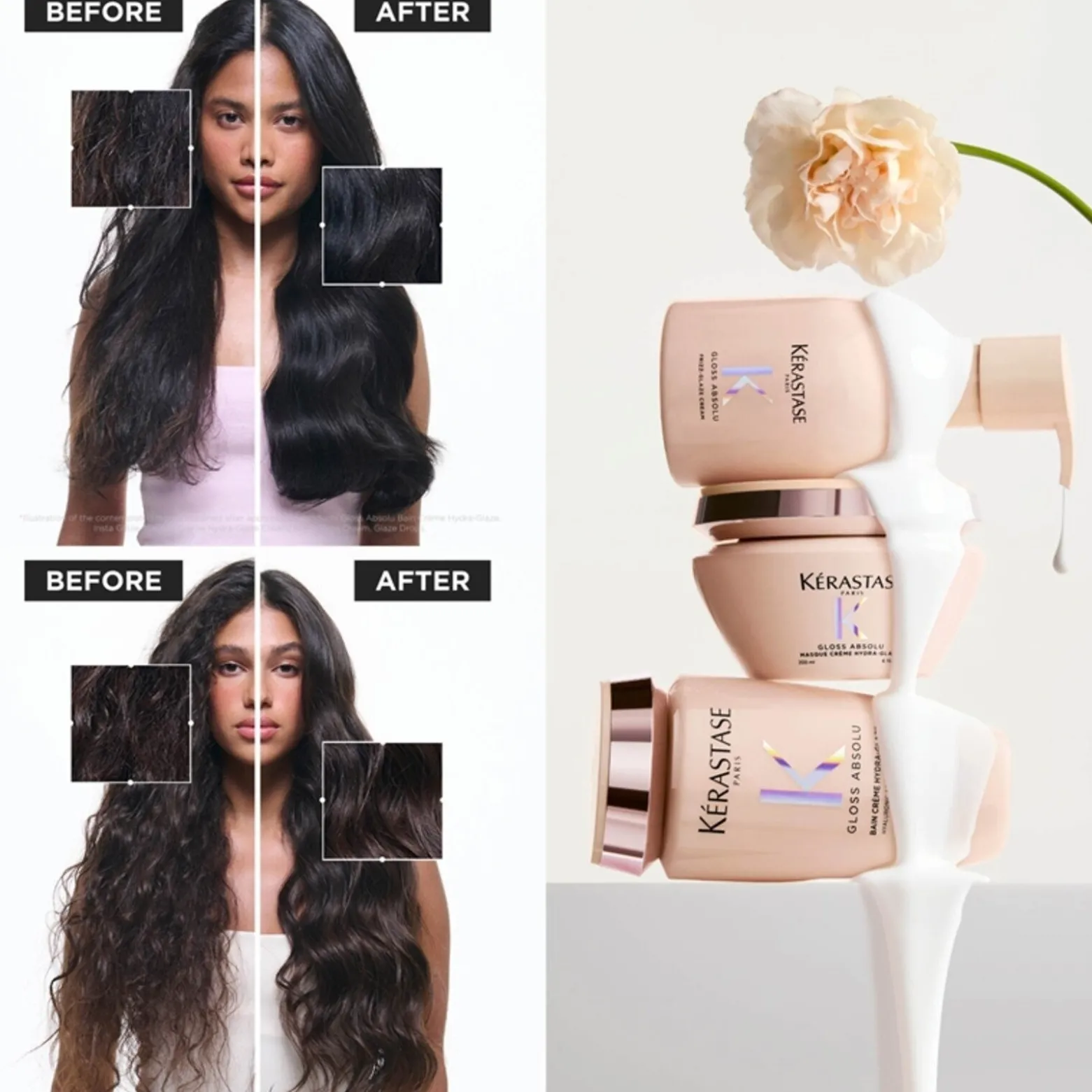 Kérastase Gloss Absolu Frizz-Glaze Cream 240ml (8.11floz)