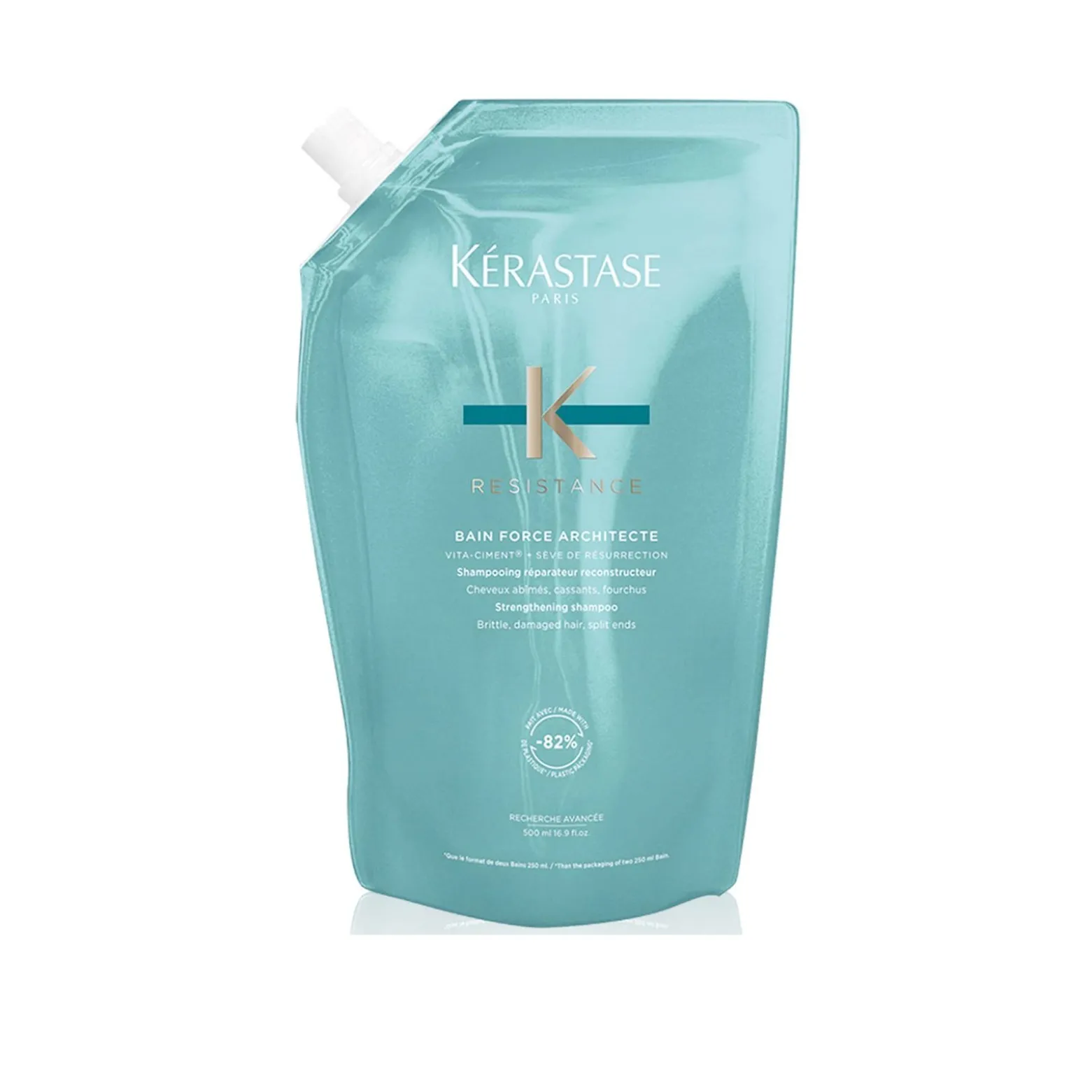 Kérastase Resistance Bain Force Architecte Shampoo Refill 500ml (16.9floz)