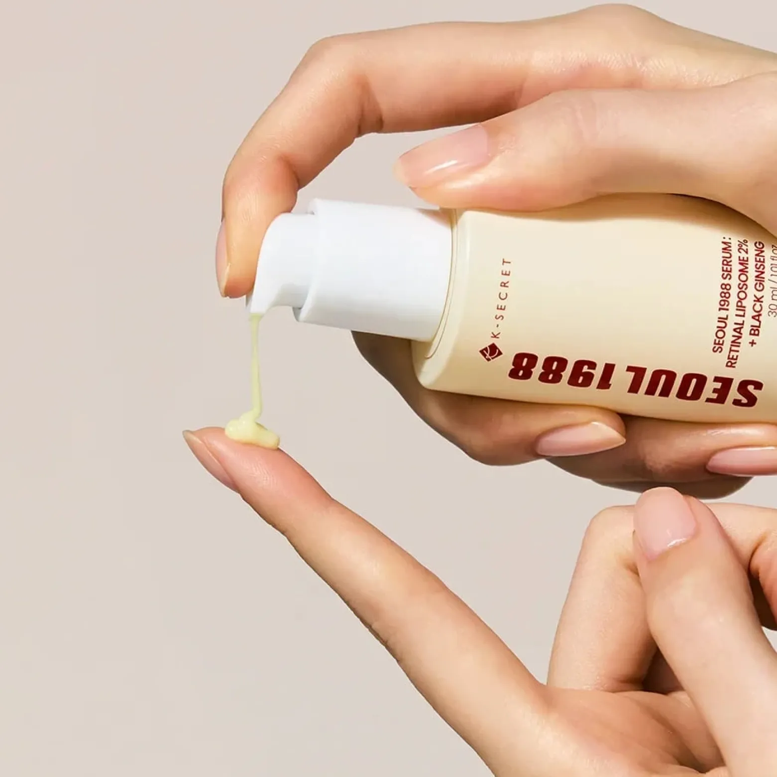 K-SECRET SEOUL 1988 Serum: Retinal Liposome 2% + Black Ginseng 30ml (1.01floz)
