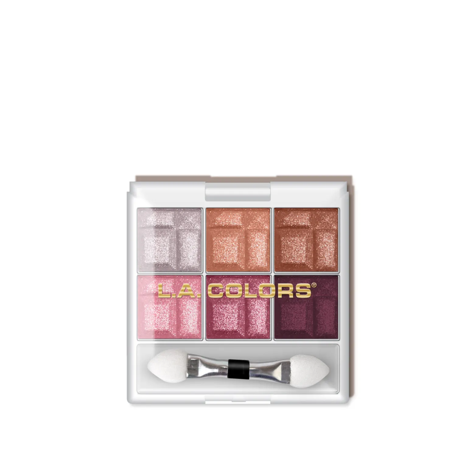 L.A. Colors 6 Color Eyeshadow Palette CES463 Delicate 4g (0.14 oz)