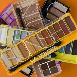 L.A. Colors Color Vibe Eyeshadow Palette CES788 Rose