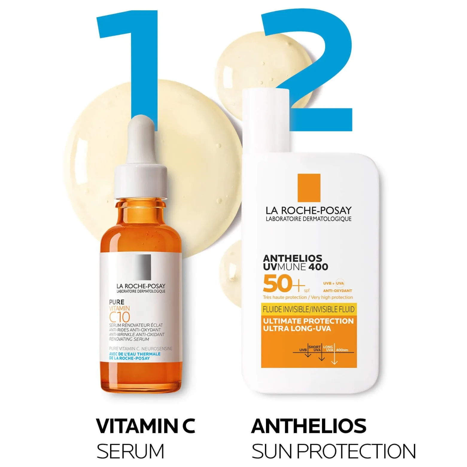 La Roche-Posay Anthelios UVMune 400 Invisible Fluid Fragrance-Free SPF50+ Sunscreen 50ml (1.69floz)