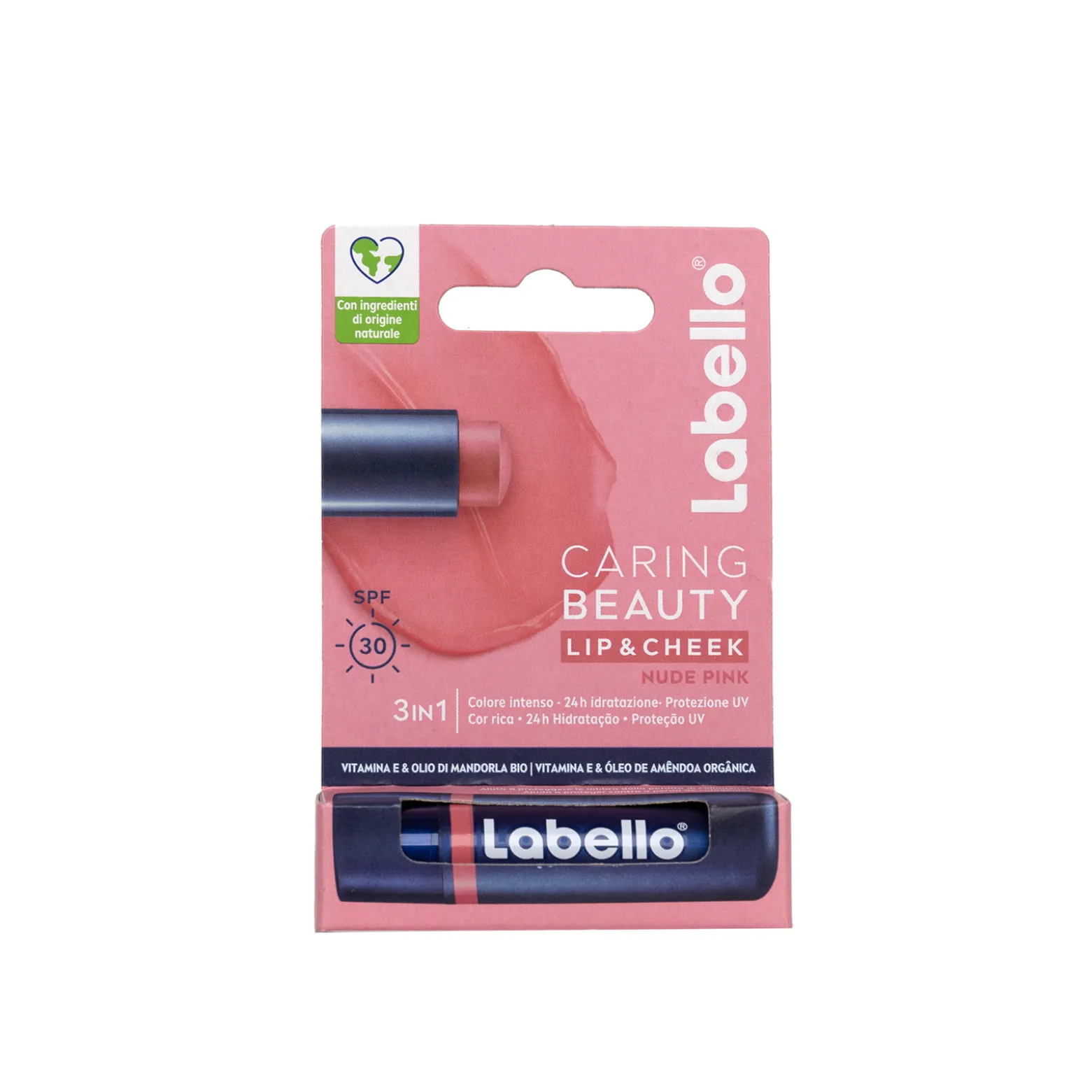 Labello Caring Beauty Lip & Cheek SPF30 Nude Pink 4.8g (0.16oz)