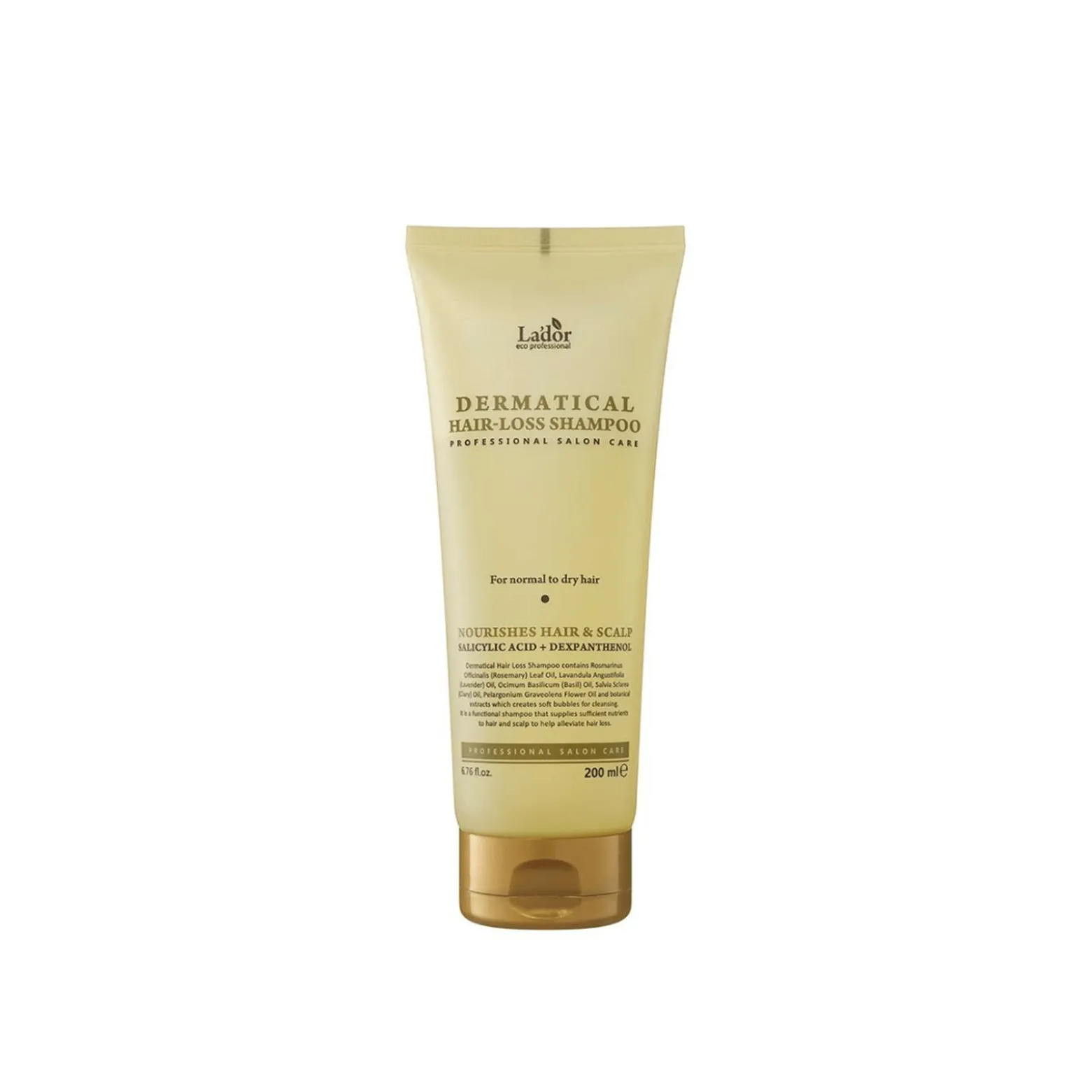Lador Dermatical Hair-Loss Shampoo for Normal to Dry Hair 200ml (6.76 fl oz)