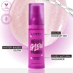 Lamel Hello Glow Primer Illuminating Gel Face Primer 02 Pearly 30ml (1.01floz)