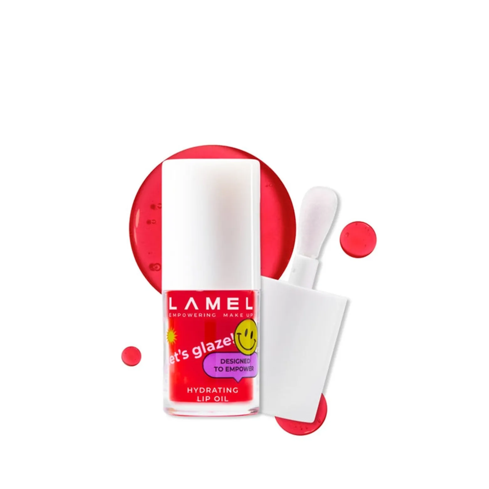 Lamel Hydrating Lip Oil Let's Glaze 403 Sweet Cherry 4ml (0.14floz)
