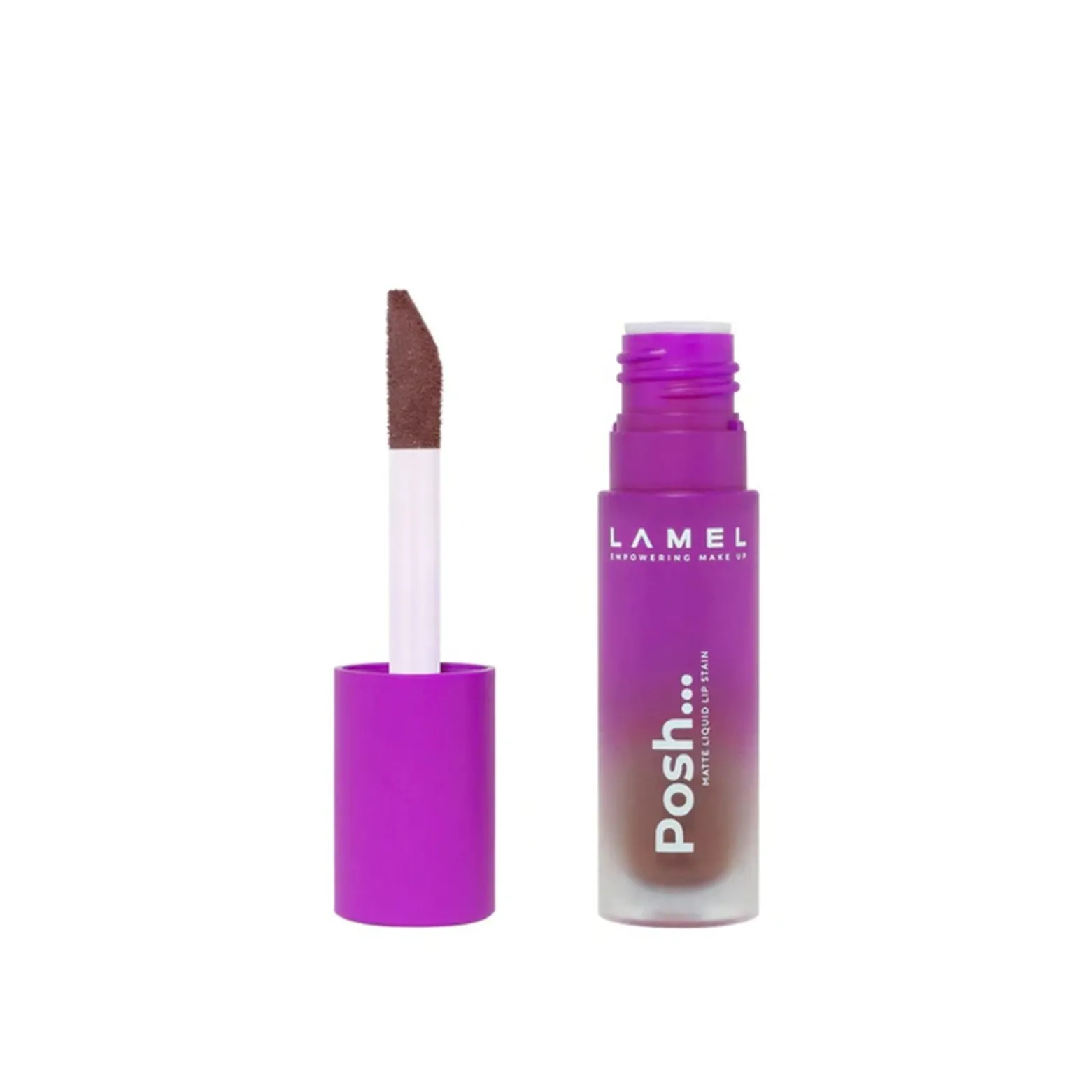 Lamel Posh... Matte Liquid Lip Stain 410 Mahogany 4ml (0.13floz)
