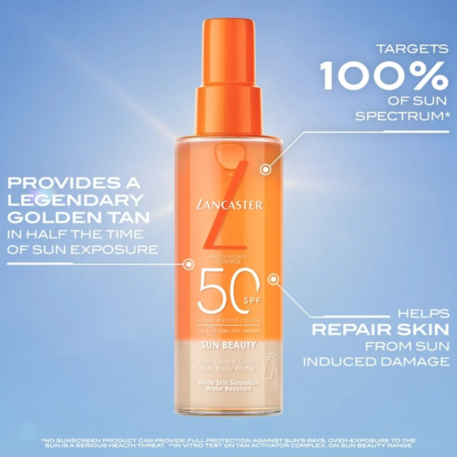 Lancaster Sun Beauty Sun Body Water SPF50 150ml (5.07floz)