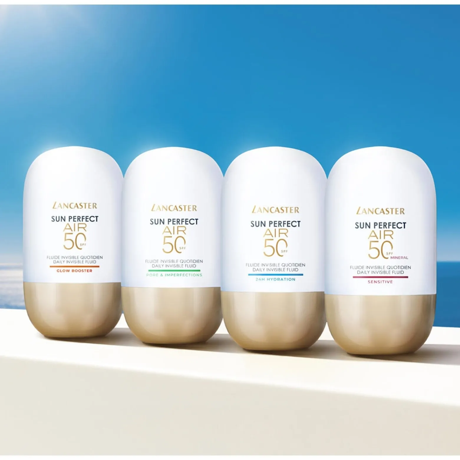Lancaster Sun Perfect Air Daily Invisible Fluid SPF50 Sensitive Mineral 40ml (1.35floz)