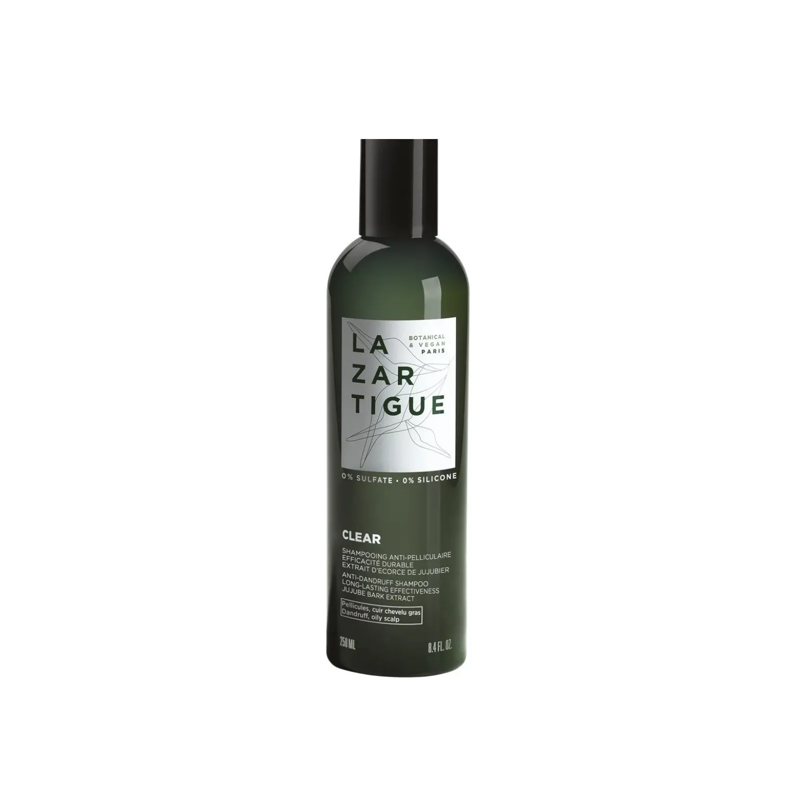 Lazartigue Clear Anti-Dandruff Oily Scalp Shampoo 250ml (8.5floz)