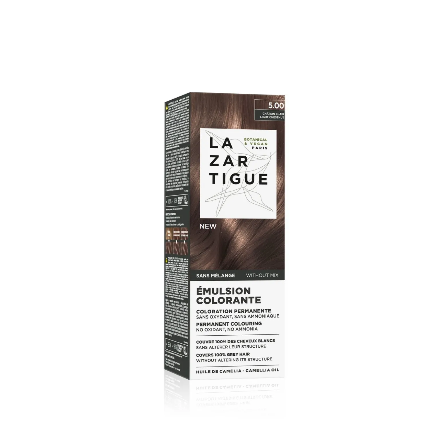 Lazartigue Émulsion Colorante 5.00 Light Chestnut