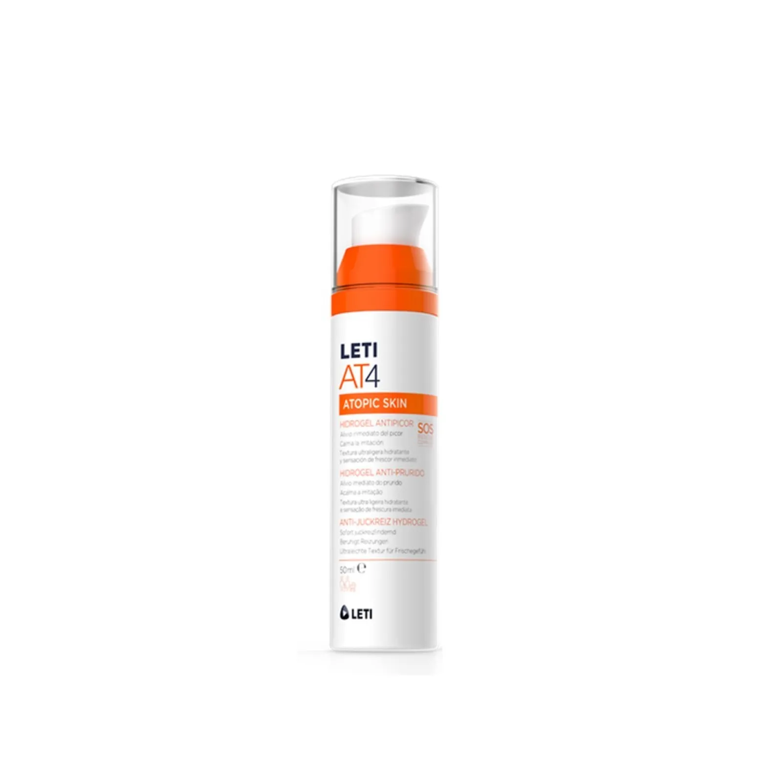 LETI AT4 Atopic Skin Anti-Itch Hydrogel 50ml (1.69fl oz)