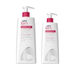 LETIfem Woman Care Daily Intimate Gel 500ml + 250ml (16.9floz + 8.45floz)