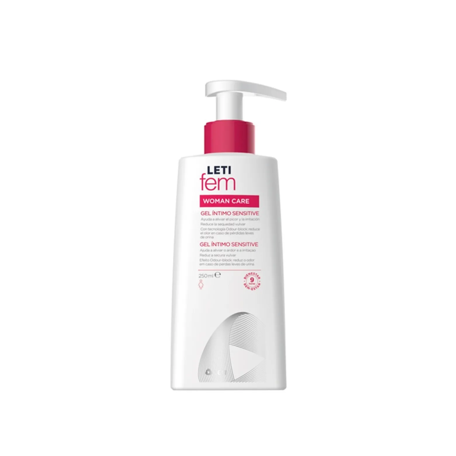 LETIfem Woman Care Sensitive Intimate Gel 250ml (8.45fl oz)