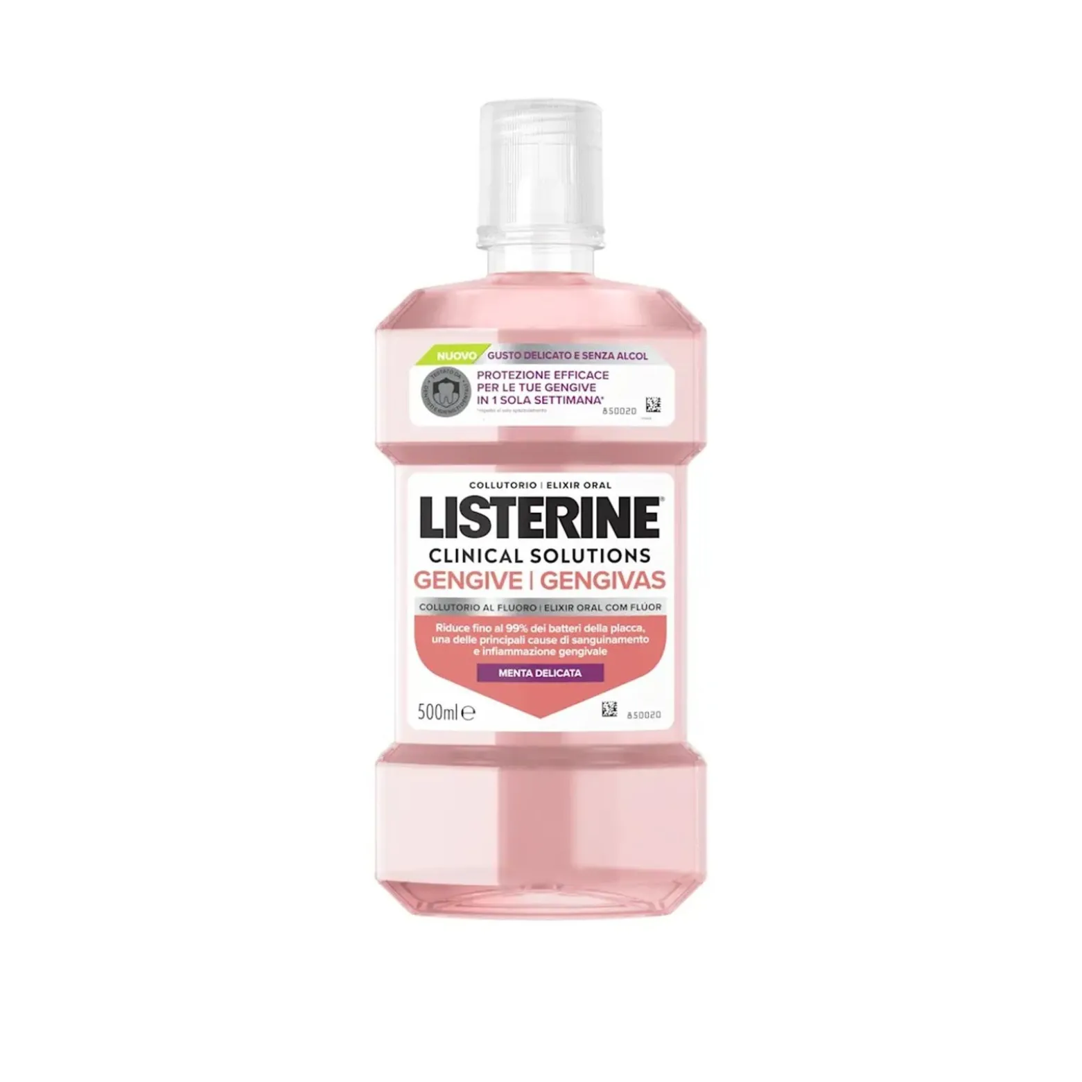 Listerine Clinical Solutions Gum Health Mouthwash Icy Mint 500ml (16.9floz)