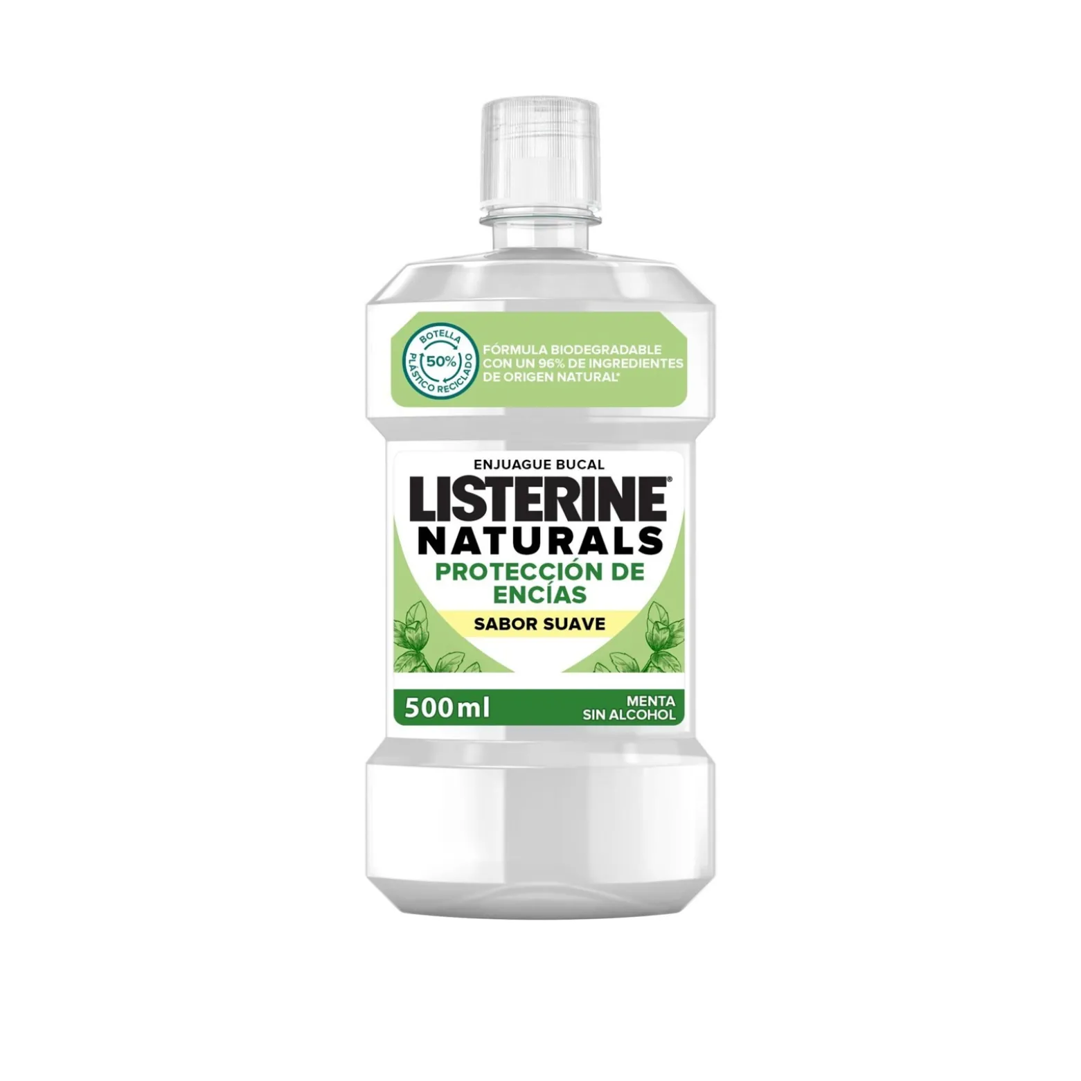 Listerine Naturals Gum Protect Mild Taste Mouthwash 500ml (16.9 fl oz)