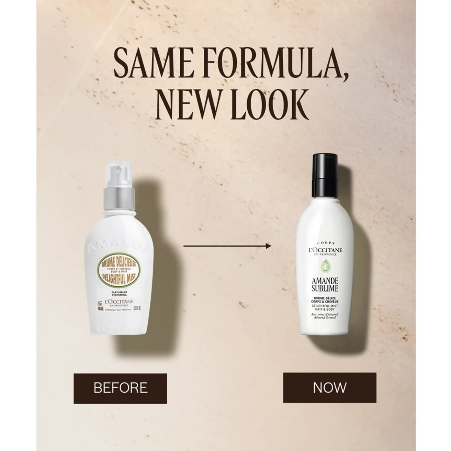 L'Occitane Almond Hair & Body Mist 100ml (3.3floz)