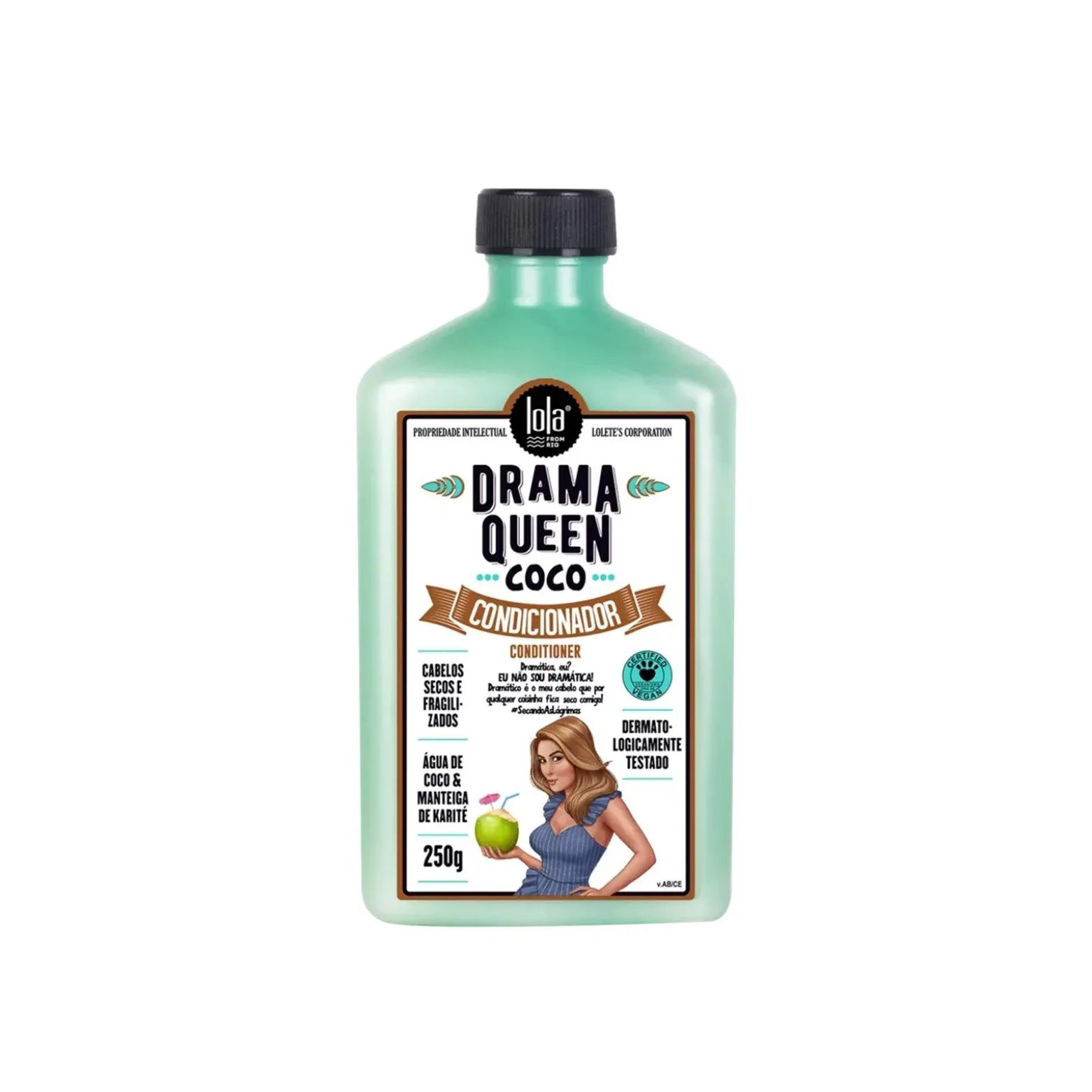 Lola Cosmetics Drama Queen Coconut Conditioner 250g (8.82oz)