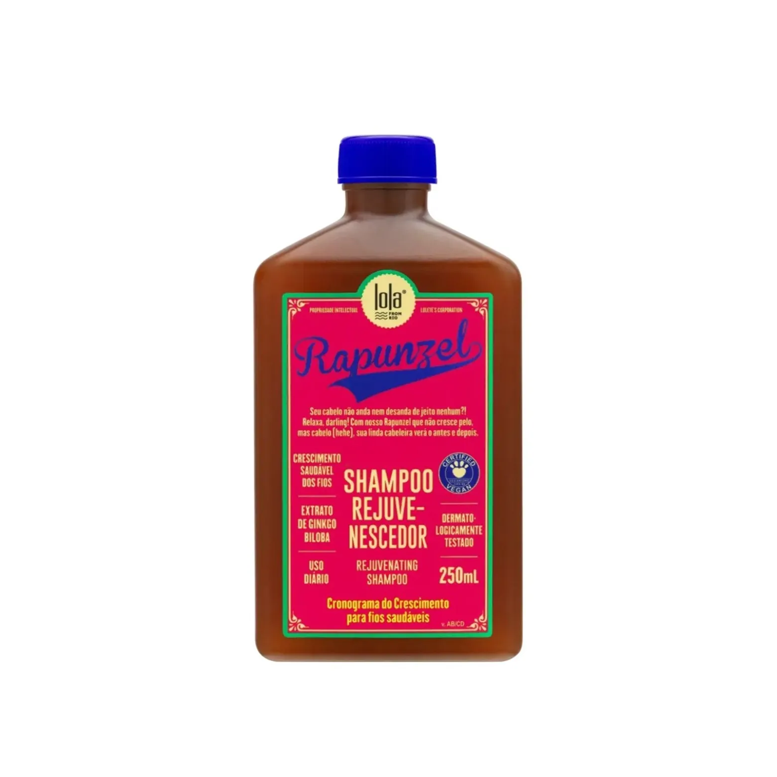 Lola Cosmetics Rapunzel Rejuvenating Shampoo 250ml (8.45floz)