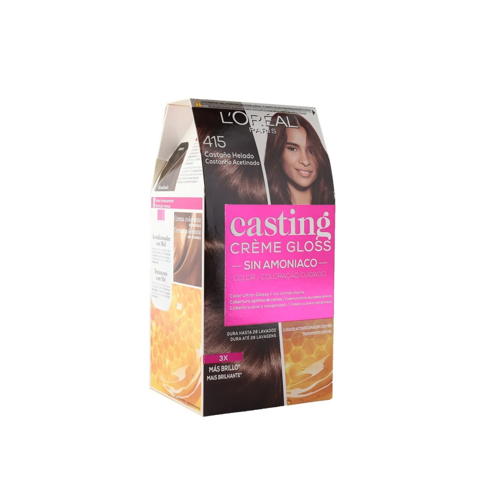 L'Oréal Paris Casting Creme Gloss Demi-Permanent Ammonia-Free Hair Dye 415