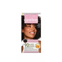 L'Oréal Paris Casting Natural Gloss Semi-Permanent Hair Dye 123 Black Brownie