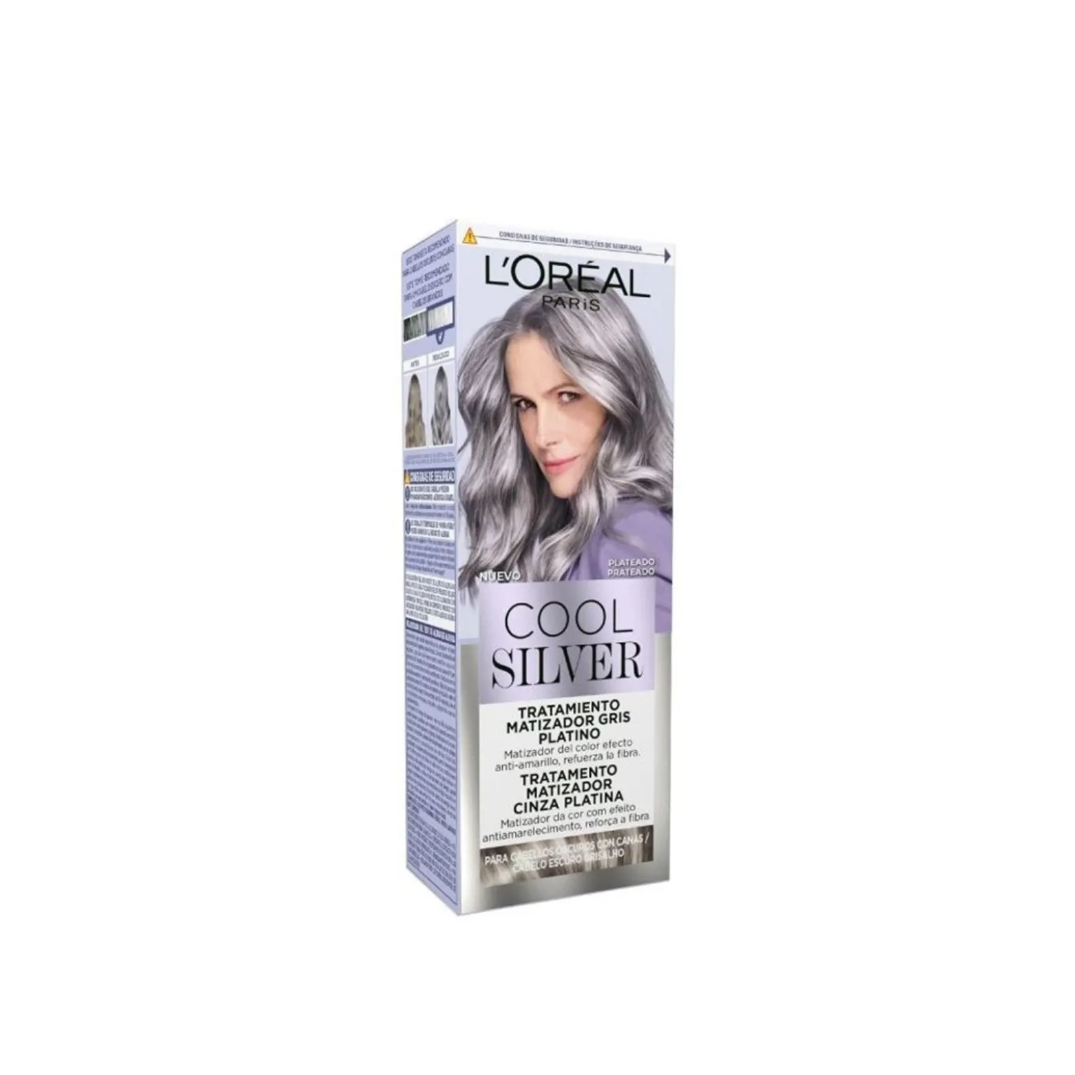 L'Oréal Paris Cool Silver Platinum Grey Treatment Silver 114ml (3.85floz)
