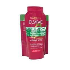 L'Oréal Paris Elvive Color Vive Shampoo 400ml + Color Vive Shampoo Refill 250ml