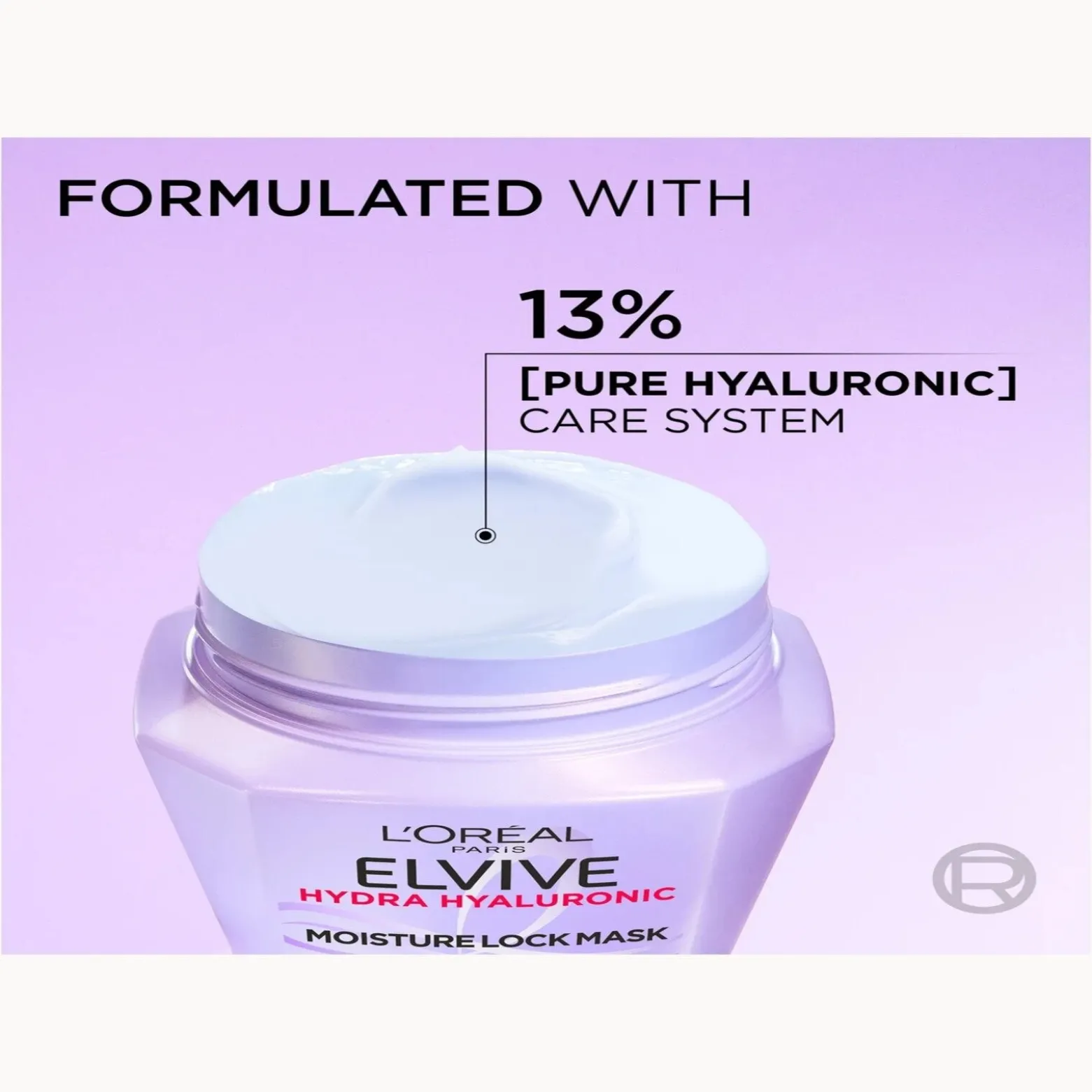 L'Oréal Paris Elvive Hydra Hyaluronic Moisture Lock Mask 300ml (10.14fl oz)