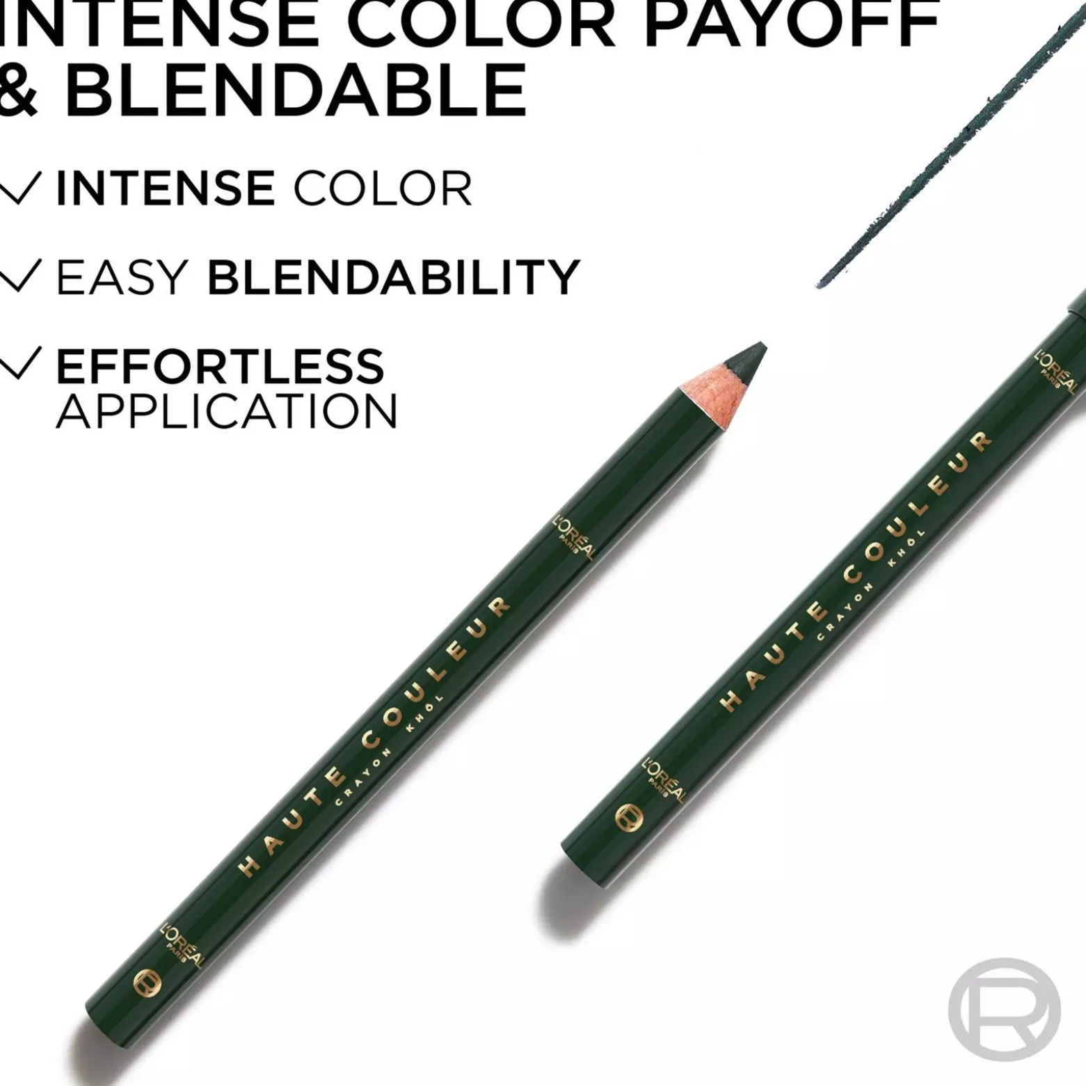L'Oréal Paris Haute Couleur Crayon Khol Eyeliner 140 Émeraude Velvet