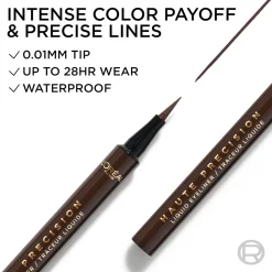 L'Oréal Paris Haute Precision Liquid Eyeliner 020 Brun Leather