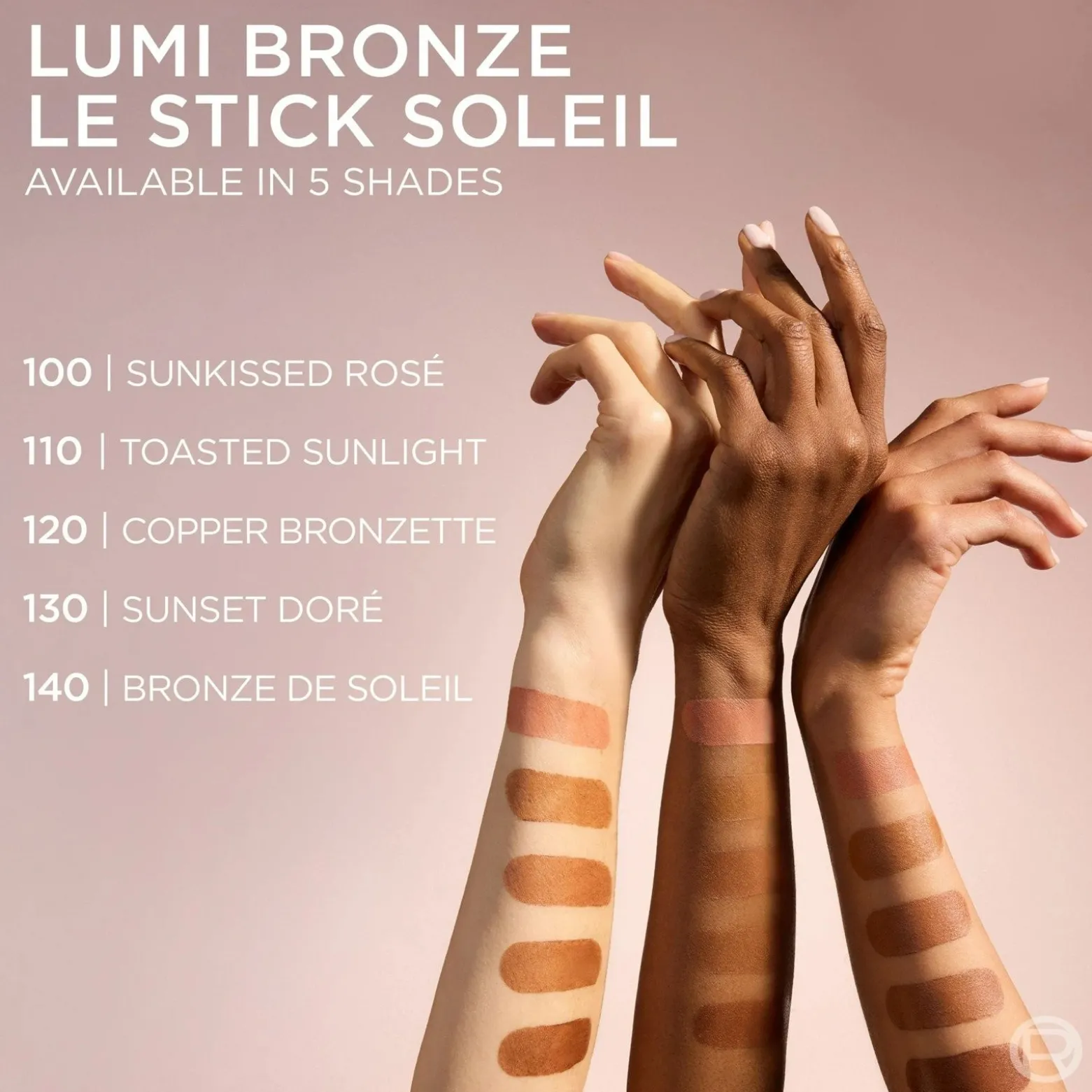 L'Oréal Paris Lumi Bronze Le Stick Soleil Bronzer 100 Sunkissed Rosé 9g (0.31oz)