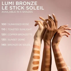 L'Oréal Paris Lumi Bronze Le Stick Soleil Bronzer 130 Sunset Doré 9g (0.31oz)