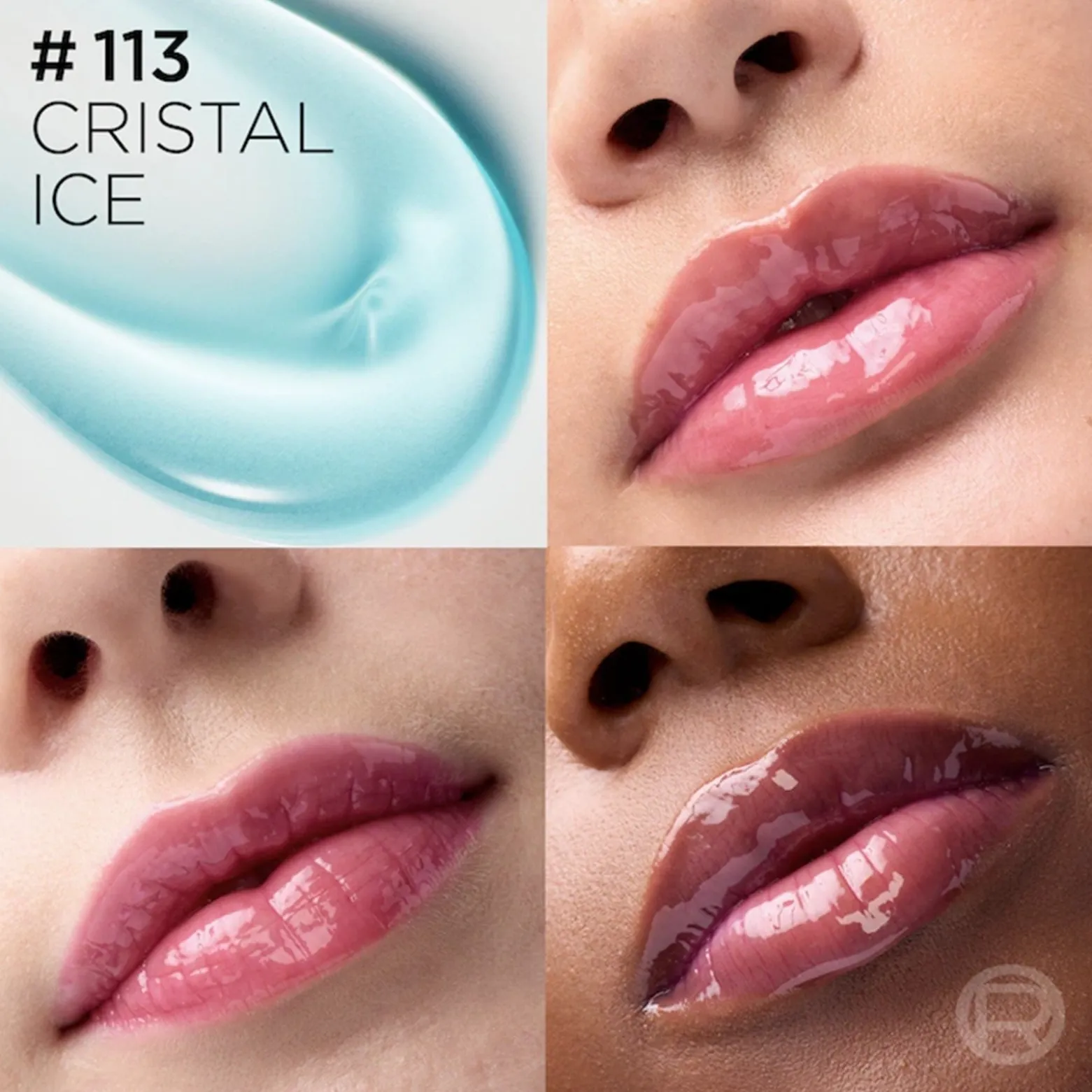 L'Oréal Paris Plump Ambition Hyaluron Lip Oil pH 113 Cristal Ice 5ml (0.16floz)