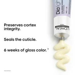 L'Oréal Professionnel Dia Light Hyaluronic Acidic Gloss Color Demi-Permanent Hair Dye 10.24 Lightest Iridescent Copper Blonde 60ml (2.02floz)