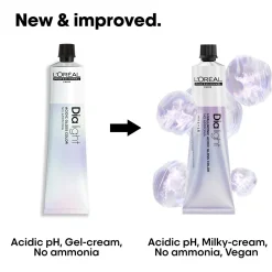 L'Oréal Professionnel Dia Light Hyaluronic Acidic Gloss Color Demi-Permanent Hair Dye 7.12 Iridescent Ash Blonde 60ml (2.02floz)