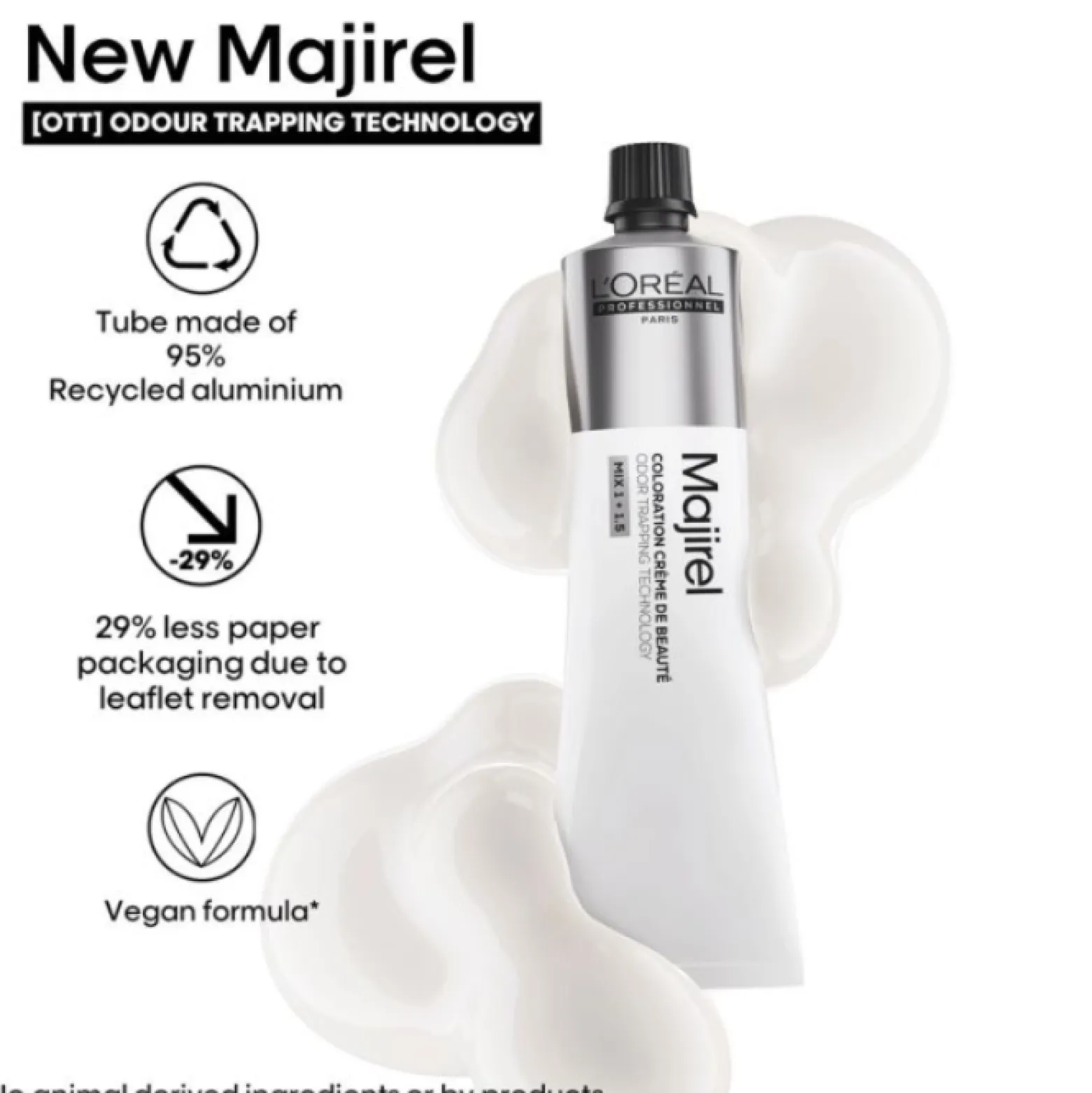 L'Oréal Professionnel Majirel Permanent Hair Dye 7.18 Ash Mocha Blonde 60ml (2.02floz)