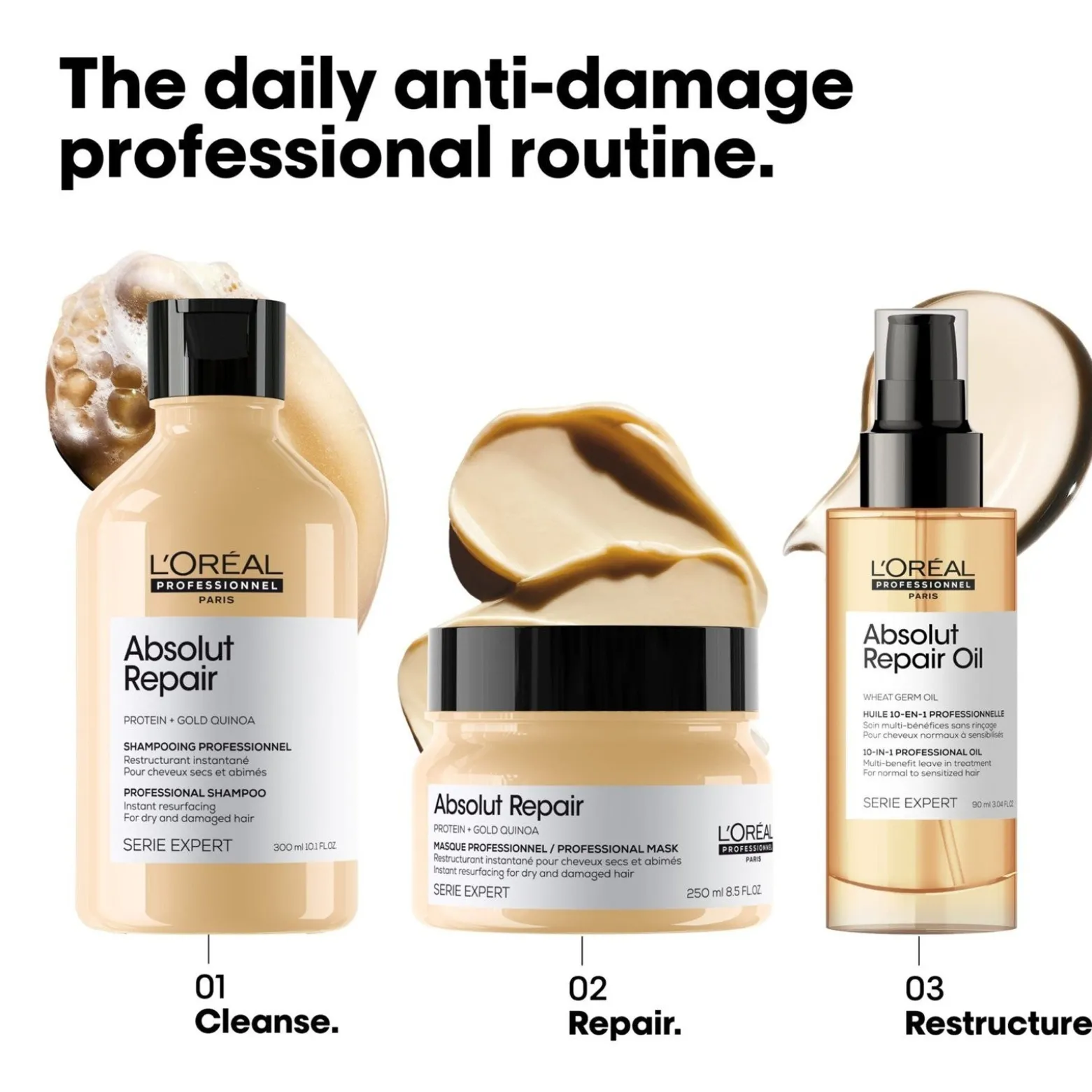 L'Oréal Professionnel Série Expert Absolut Repair Shampoo 1.5L (50.72fl oz)