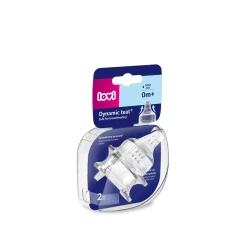 LOVI Anti-Colic BPA-Free Dynamic Nipple Mini Flow 0m+ x2