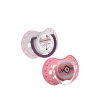 LOVI Indian Summer Silicone Dynamic Soother 0-3m Pink x2
