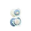 LOVI Night & Day Silicone Dynamic Soother 6-18m Boy x2