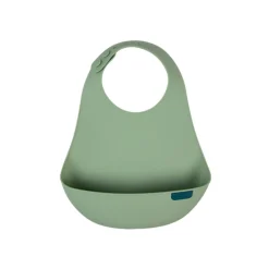 LOVI Silicone Bib with Pocket Pistachio​
