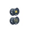 LOVI Stardust Silicone Dynamic Soother 18m+ Blue x2