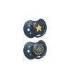 LOVI Stardust Silicone Dynamic Soother 3-6m Blue x2