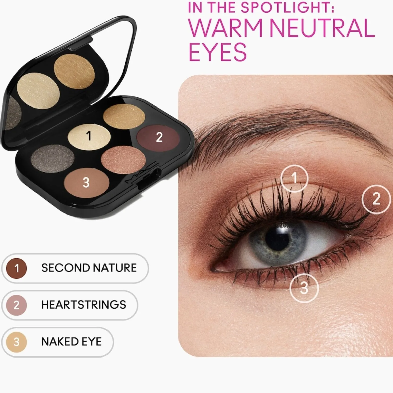 M.A.C Cosmetics Connect In Color Eyeshadow Palette Nude Board