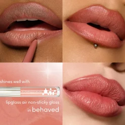 M.A.C Cosmetics Lip Glazer Glossy Liner Velvet Teddy 0.25g (0.008oz)