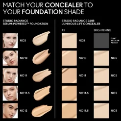 M.A.C Cosmetics Studio Radiance 24hr Luminous Lift Concealer NC10 11ml (0.37floz)