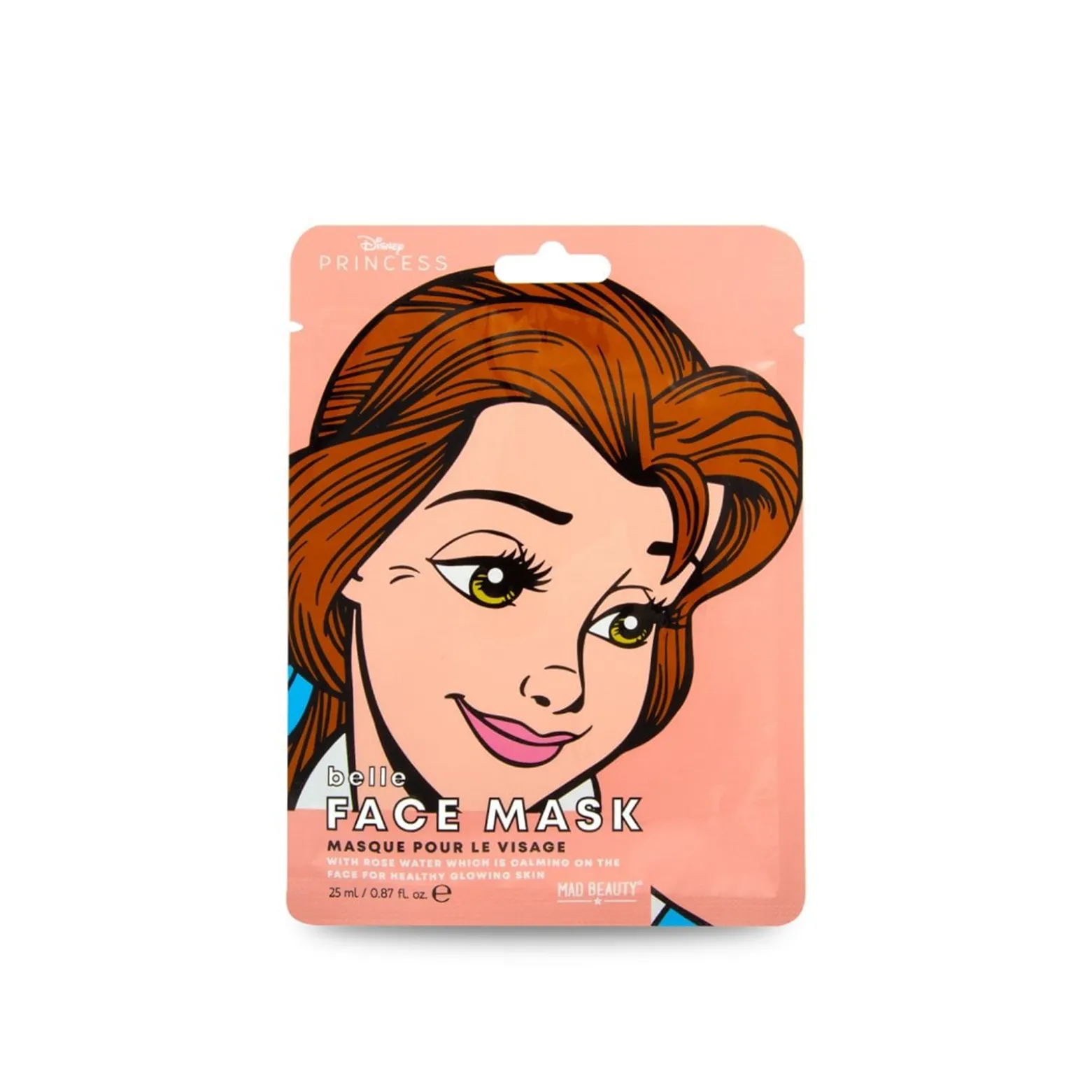 Mad Beauty Disney Princess Belle Sheet Face Mask 25ml (0.87 fl oz)