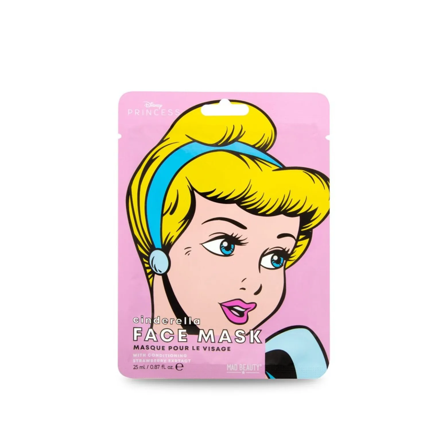 Mad Beauty Disney Princess Cinderella Sheet Face Mask 25ml (0.87 fl oz)