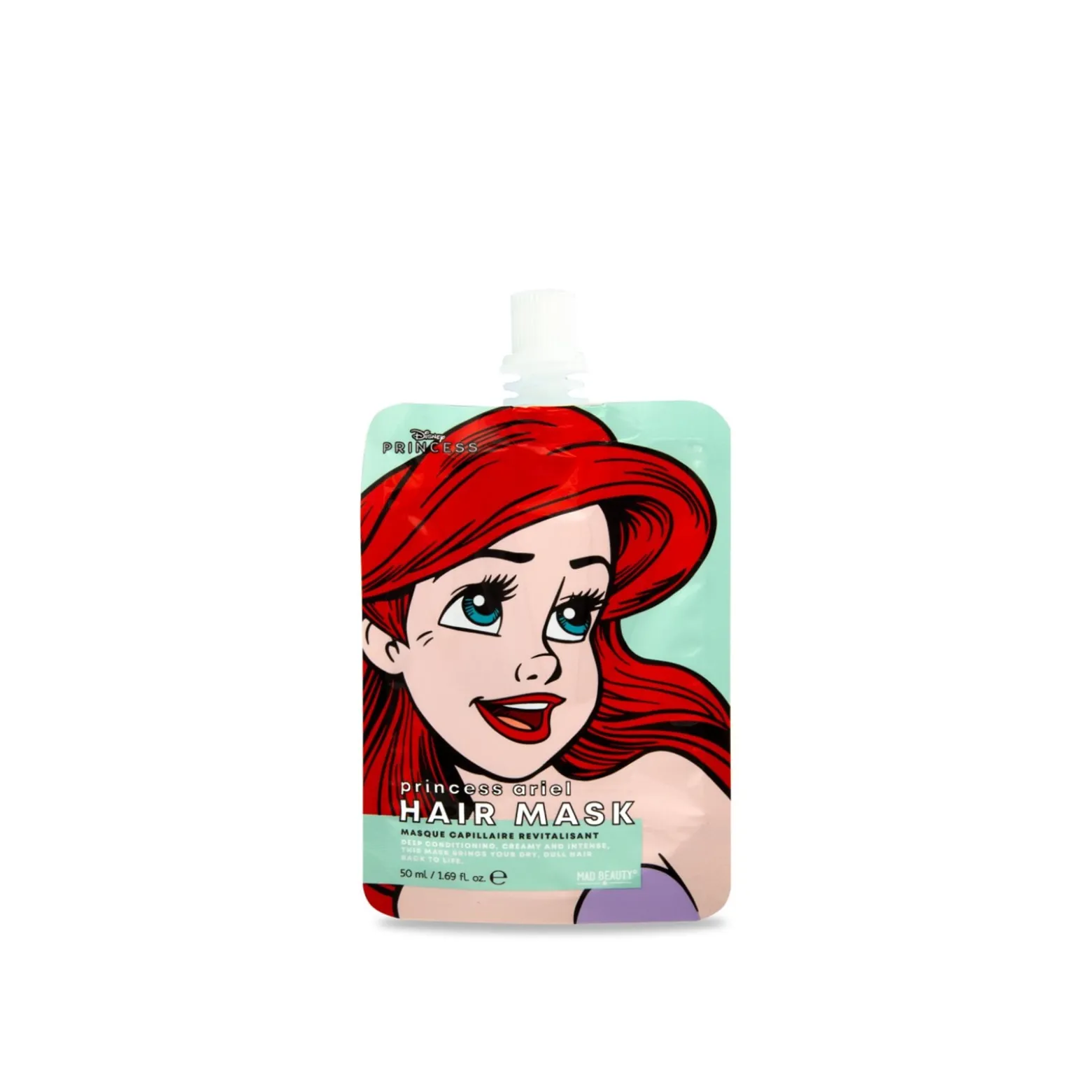 Mad Beauty Disney Princess Ariel Hair Mask 50ml (1.69 fl oz)